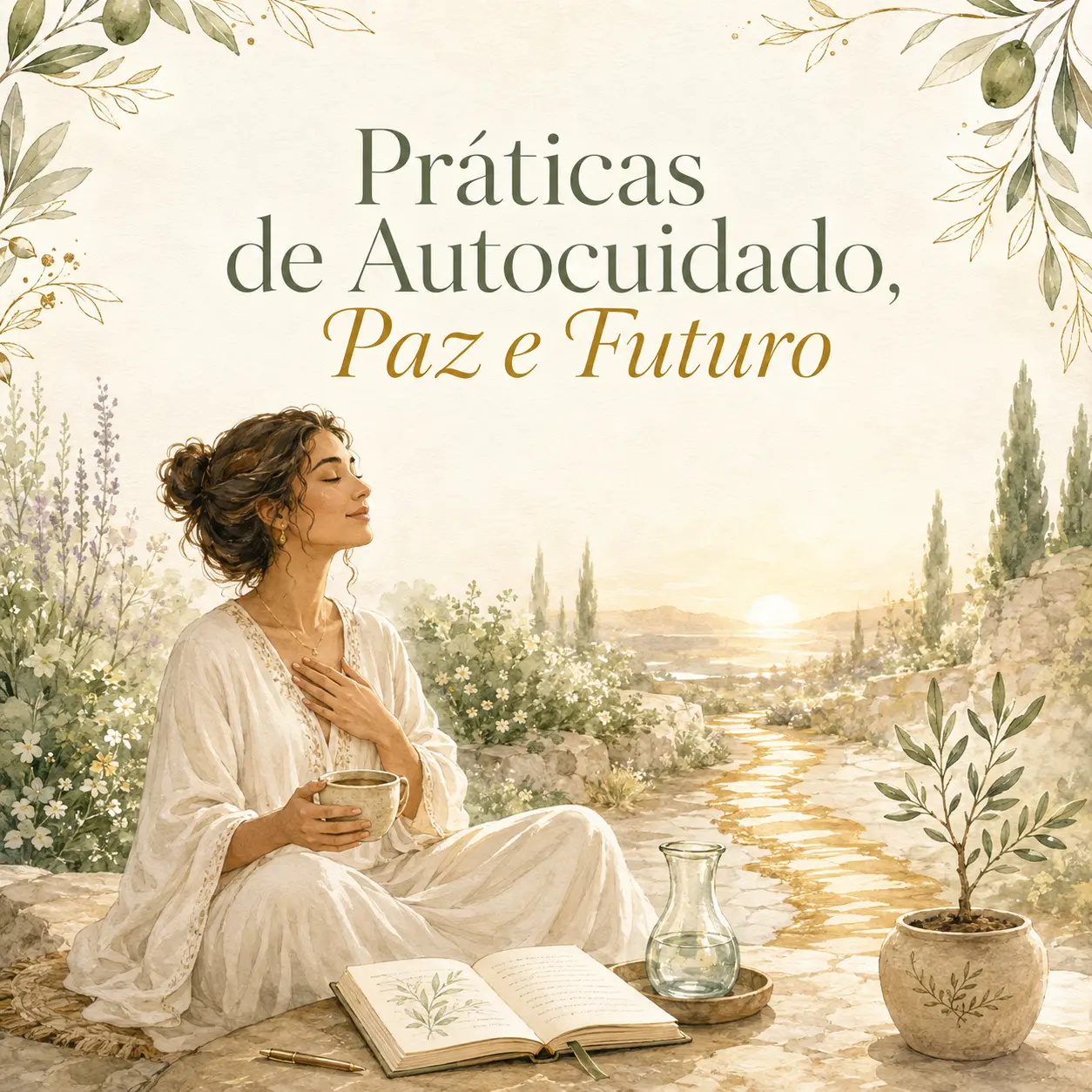 Arte do módulo: Práticas de Autocuidado, Paz e Futuro